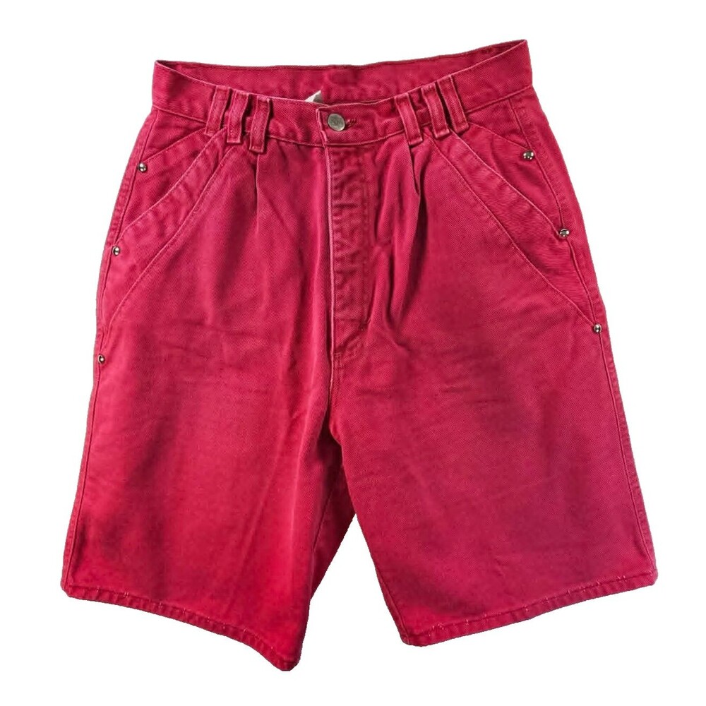 Vintage Roper Red Western Shorts High Rise Rodeo Cowgirl 90s Size 9